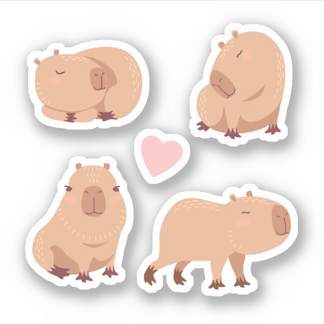 Capybara sticker  Capivara desenho, Imagens de capivara, Capivara