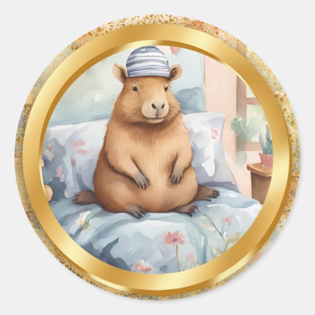 ADESIVO CAPYBARA - 2 STICKERS (Frente)
