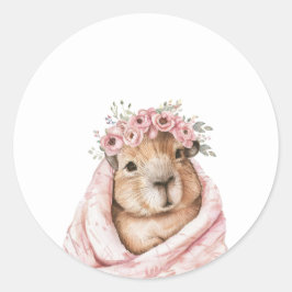 Adesivo Capybara Baby Shower • Wildflower Sticker