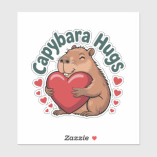 Adesivo Capybara Hugs