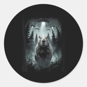 Adesivo Capybara Selfie Com Alienígena Ufo Funny Capybara 