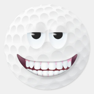 Adesivo Cara 2 da bola de golfe