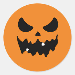 Adesivo Cara Assustadora