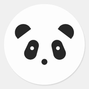 Adesivos Cara Panda