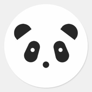 Adesivo Cara bonito da panda do ~ de Kawaii