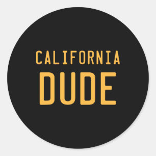Adesivo Cara Califórnia Retro Costa Oeste Socal Norcal Sur