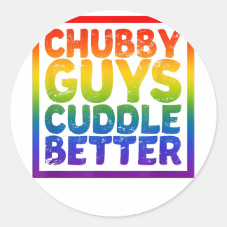 Adesivo Cara Chubby Mais Encostado - Gay Bear