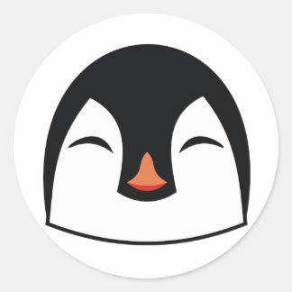 Adesivo Cara de pinguim