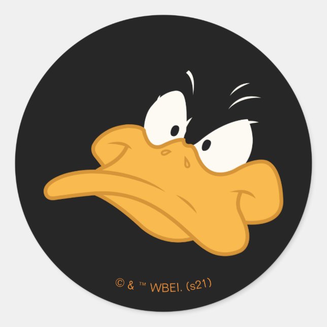 Adesivo Cara de raiva do DAFFY DUCK™ (Frente)
