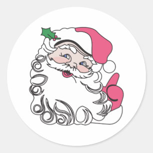 Adesivo Cara do papai noel