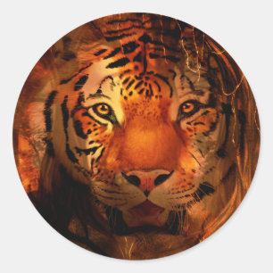 Adesivo Cara do tigre