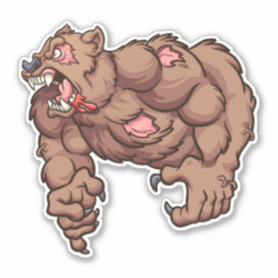 Adesivo Cara Dura - Urso