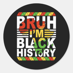 Adesivo Cara, é o Mês da História Negra Meninos Negros Ado