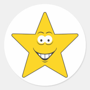 Adesivo Cara Estrela