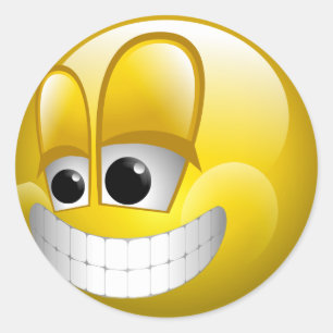 ADESIVO CARA GRANDE SORRIR FORÇADAMENTE