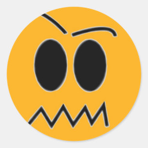 Adesivo cara irritada
