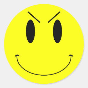 Adesivo Cara má amarela do KRW