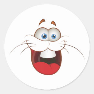 Adesivo Cara parva do coelho de coelho