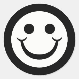 ADESIVO CARA PRETO E BRANCO