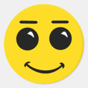 Adesivo cara sorridente-grande