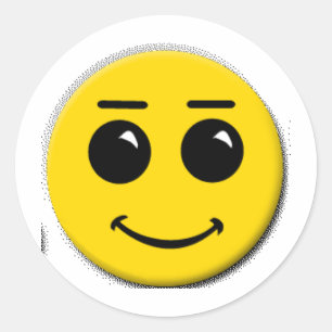 Adesivo cara sorridente-grande