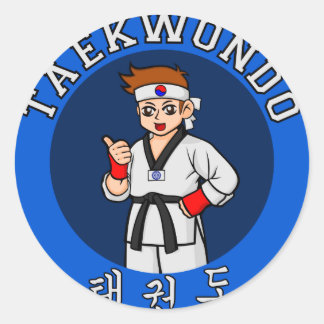 Adesivo cara taekwondo