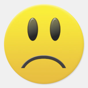 Adesivo Cara triste