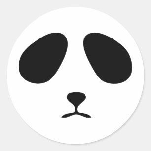 Adesivo Cara triste da panda