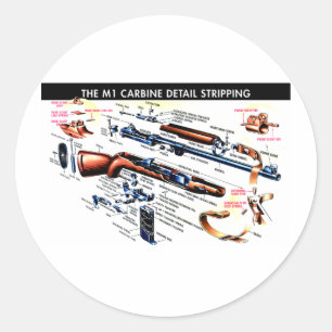 Adesivo Carabina M1 descascada