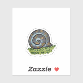 Adesivo Caracol com Shell de Relâmpago