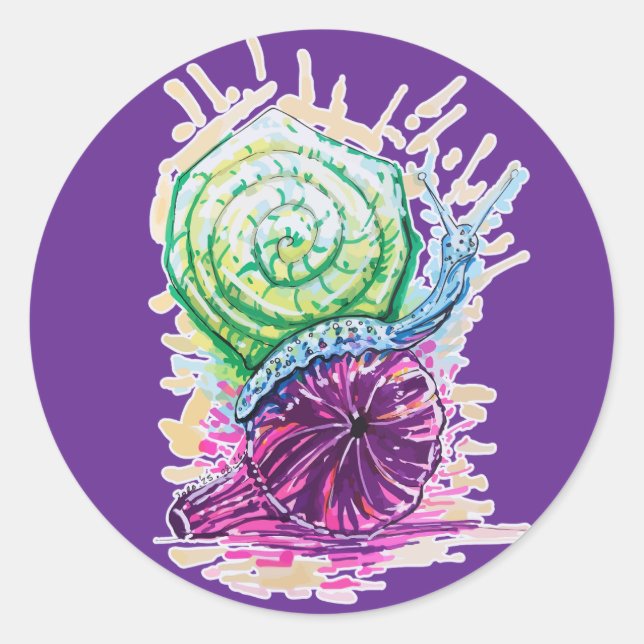 Adesivo Caracol na Fig (Frente)