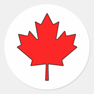 Adesivo Caractere Canadense Leaf Canada - Símbolo Naciona