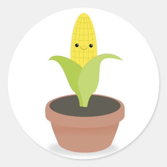 Adesivo Caractere do Corn (Frente)