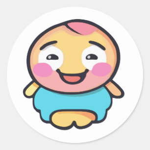 Adesivo Caractere Kawaii Adorável - Cartoon Bonito