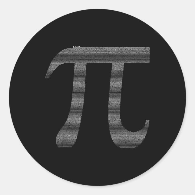 Adesivo Caractere Pi Com 10 (Frente)