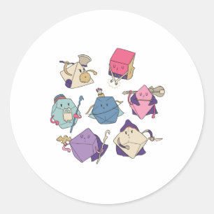 Adesivo Caracteres de Dice