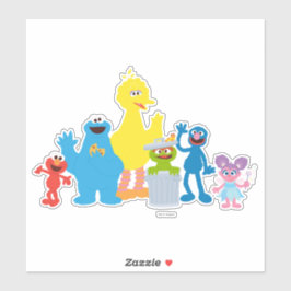 Adesivo Caracteres Personalizados de Rua Sesame