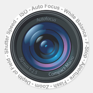 Adesivo Característica de DSLR