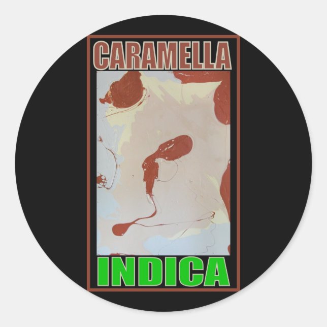 ADESIVO CARAMELA INDICA (Frente)