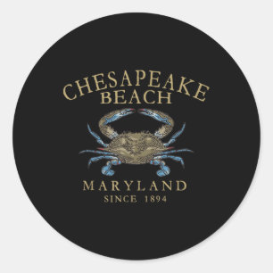 Adesivo Caranguejo Azul de Chesapeake Bay Maryland Arquead