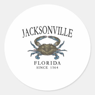 Adesivo Caranguejo Azul Jacksonville Desde 1564 Archado Ne