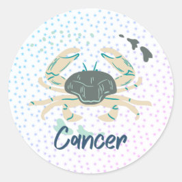 Adesivo Caranguejo Cancer Moderno Zodiac