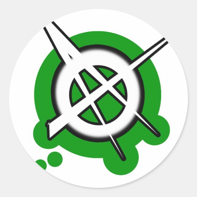 Adesivo caras punk música ANARCHY PUNK ROCK (Frente)