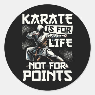 Adesivo Caratê Engraçado Para Homens Judô - Karate É Para