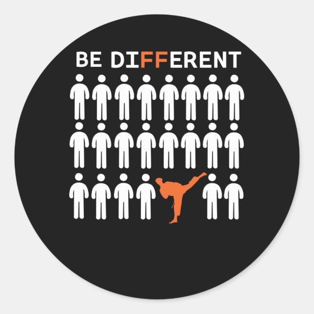 Adesivo Carateiros São Diferentes! (Frente)