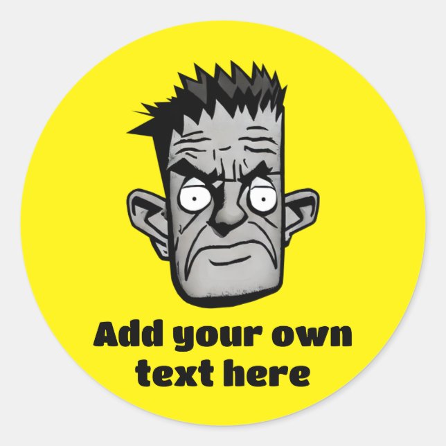 Adesivo Caráter masculino (Frente)