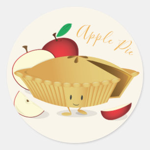 Adesivo Caráter Pie Apple   Vinheta