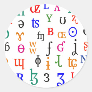 Adesivo Caráteres de IPA