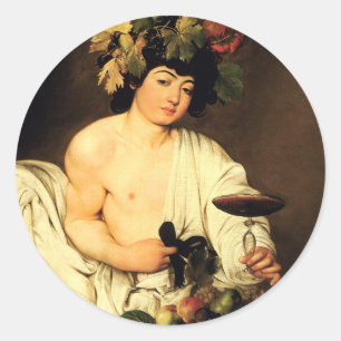 Adesivo Caravaggio Bacchus Stickers