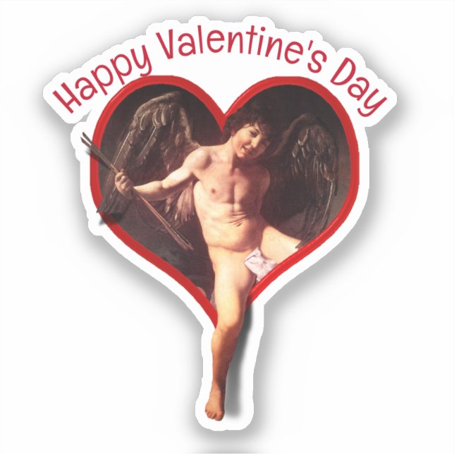 Adesivo Caravaggio Cupid Valentine's Day (Frente)